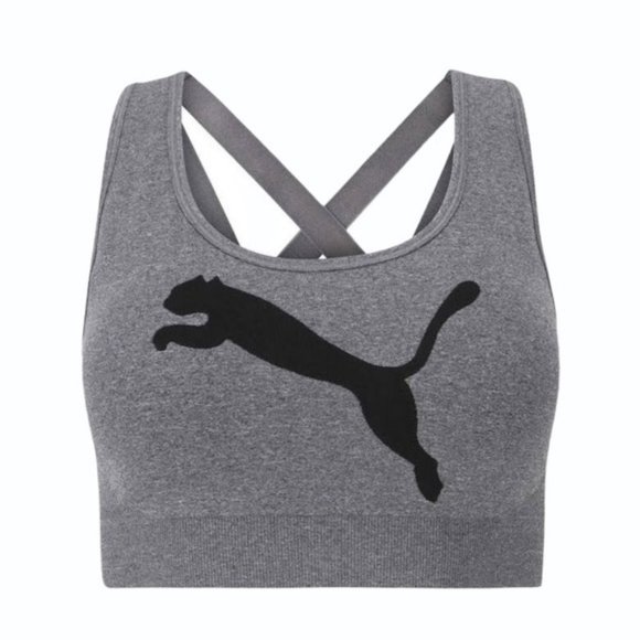 NWT PUMA Seamless Graphic Logo Sports Bra - Picture 5 of 6